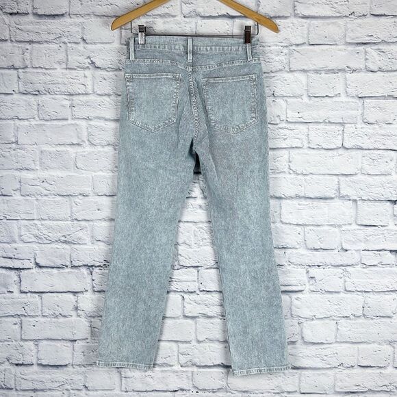 Frame Solar Stripe Le High Straight Jeans Sz 28 - Picture 3 of 7